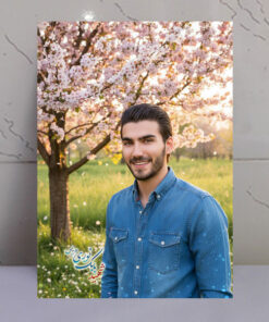 قاب شاسی شهید بابک نوری هریس طرح باغ و درخت