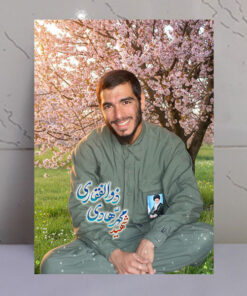 قاب شاسی شهید محمدهادی ذوالفقاری طرح باغ و درخت