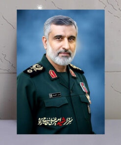 قاب شاسی سردار شهید امیرعلی حاجی زاده فرمانده هوافضا سپاه