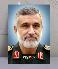 قاب شاسی شهید حاجی زاده فرمانده موشکی ایران