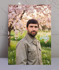 قاب شاسی شهید صیاد شیرازی طرح باغ و درخت