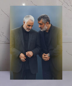 قاب شاسی باکیفیت شهید حاجی زاده و شهید حاج قاسم سلیمانی