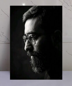 قاب شاسی رهبری طرح سیاه و سفید