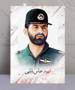 قاب شاسی پرتره عکس شهید عباس بابایی