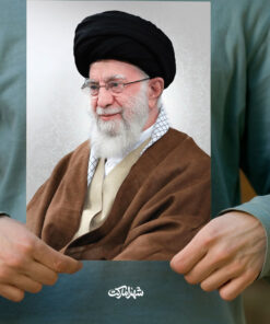 پوستر چهره نورانی شهید سیدعلی خامنه ای