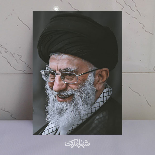 قاب شاسی خنده زیبای شهید خامنه ای قاب شاسی خنده زیبای شهید خامنه ای