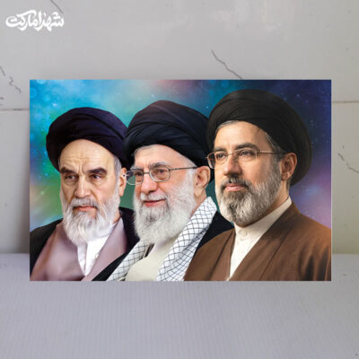 قاب شاسی امام خامنه ای و رهبر شهید و امام خمینی با کیفیت عالی