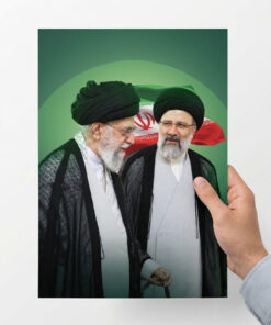 پوستر رهبر شهید و شهید رئیسی