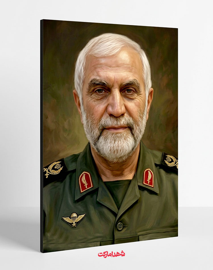 قاب شاسی سردار شهید حاج حسین همدانی قاب شاسی سردار شهید حاج حسین همدانی