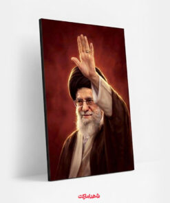 قاب شاسی رهبر شهید امام خامنه ای با دست بالا
